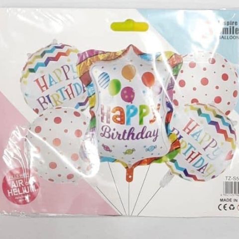 Happy Birthday Foil Balloon Set (TZ-S5008)